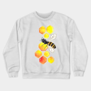 Cute Honey bees - Watercolor Crewneck Sweatshirt